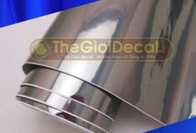 Dịch vụ cắt decal xi chrome
