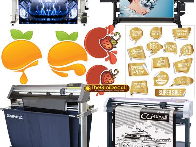 In decal giá rẻ - in decal nhựa, decal giấy, nhanh lấy liền