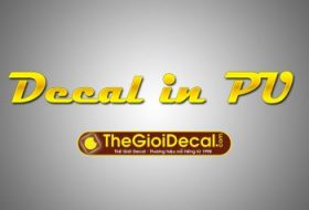 Bảng giá decal in logo, hình ảnh ép nhiệt lên áo, vải tối, sáng màu