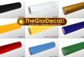 Bảng giá decal ép nhiệt màu thường lên áo thun, vải