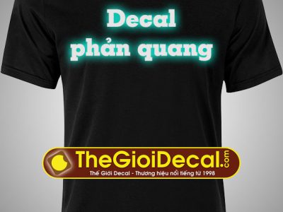 Bảng giá decal nhiệt phản quang ép quần áo đá bóng, biểu diễn