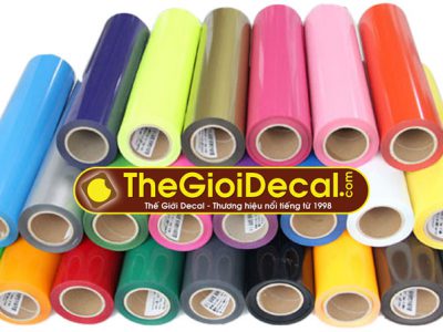 Bảng giá decal nhiệt PU ép áo thể thao, áo thun màu nổi