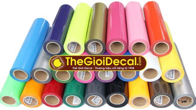 Bảng giá decal nhiệt PU ép áo thể thao, áo thun màu nổi