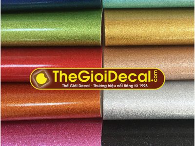 Bảng giá decal ép nhiệt PU màu kim tuyến