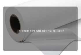 In decal sữa khi nào và tại sao?