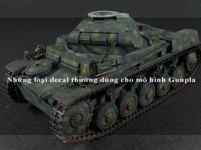 Những loại decal thường dùng cho mô hình Gunpla