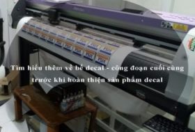 Tìm hiểu thêm về bế decal - công đoạn cuối cùng trước khi hoàn thiện sản phẩm decal