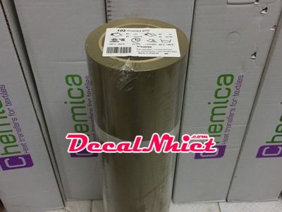 Decal ép nhiệt Pháp First Mark Gold 102 (PVC) màu nhũ vàng