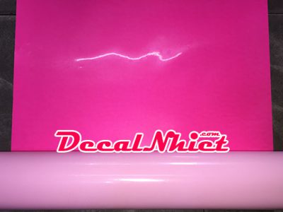 Decal chuyển nhiệt Pháp mi nơ hồng First Mark Fluo Pink 3532 (PU)