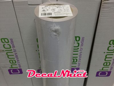 Decal chuyển nhiệt Pháp màu trắng Hotmark Revolution White 301