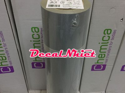 Decal ép nhiệt màu nhũ bạc Pháp First Mark Silver 123