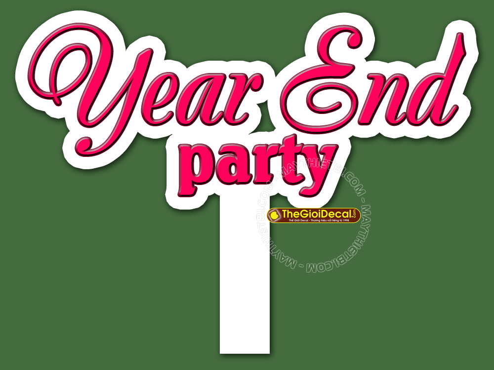 Hashtag Cầm Tay Tất Niên Year End Party Chụp Hình Đẹp, Lấy Ngay