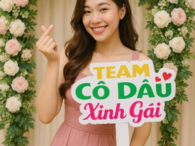 In Hashtag Cầm Tay Đám Cưới TPHCM Lấy Ngay Theo Yêu Cầu