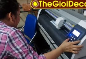 Cắt decal trực tiếp từ Corel