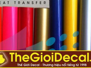 Giá decal ép nhiệt Ý (Italia) ép áo thun, quần áo thể thao