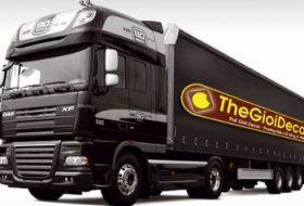 in, cắt decal nam châm dẻo dán xe khách, xe tải, container