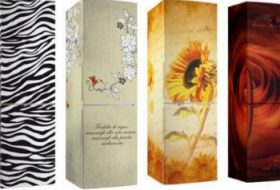 Làm đẹp tủ lạnh bằng dán decal nghệ thuật